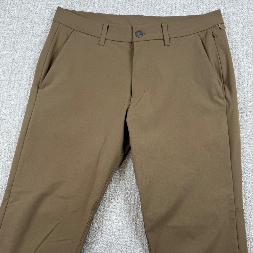 Lululemon Men 32x28 Brown ABC Slim Fit Warpstreme Performance Chino Pant LM5AF1S